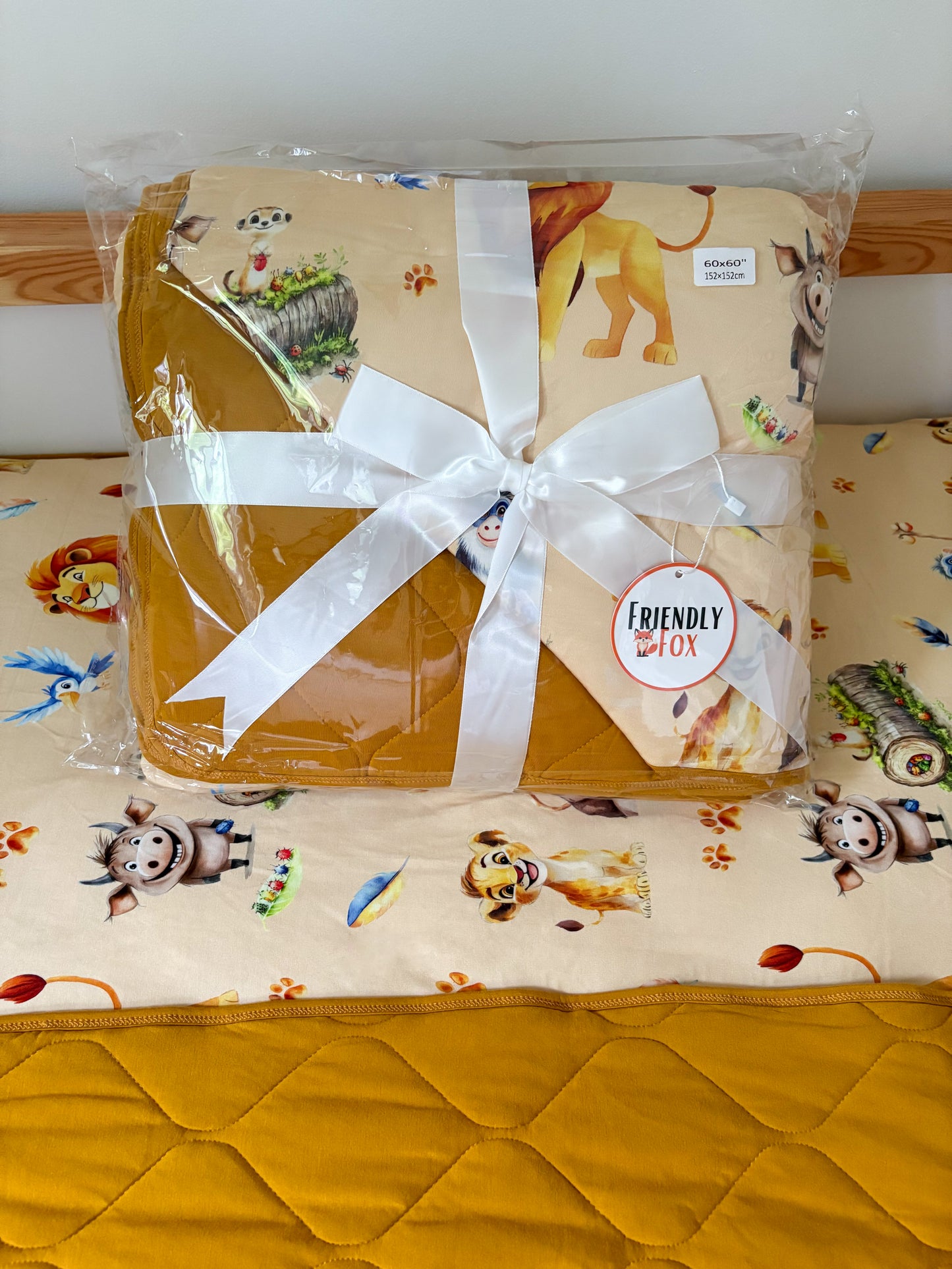 Youth Quilted Blanket - Animal Kingdom