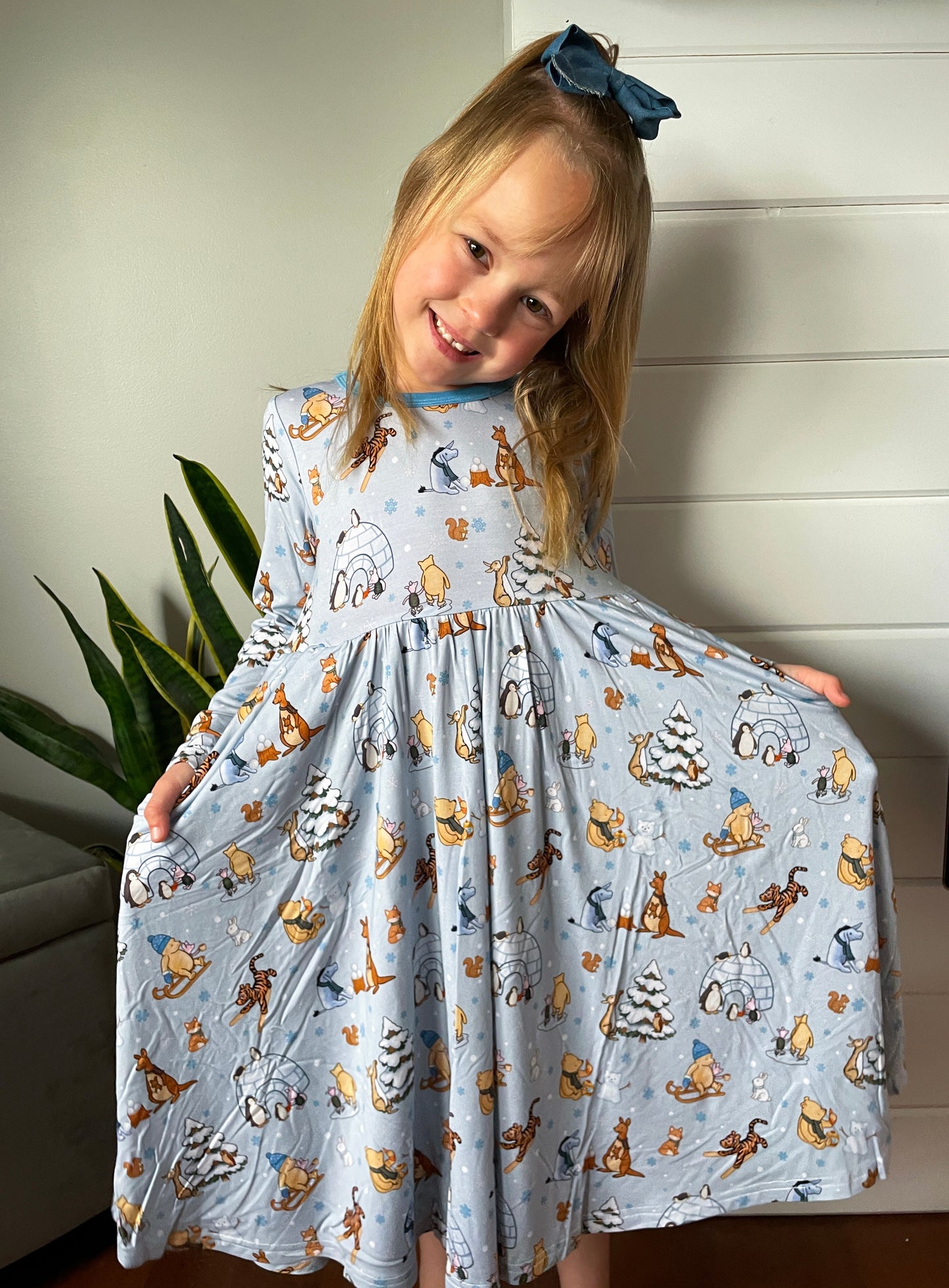 Twirl Dress - Pooh's Winter Wonderland