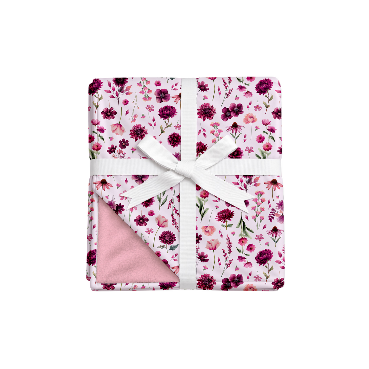 Bamboo Plush Blanket - Mulberry Meadow  *PRE-ORDER*