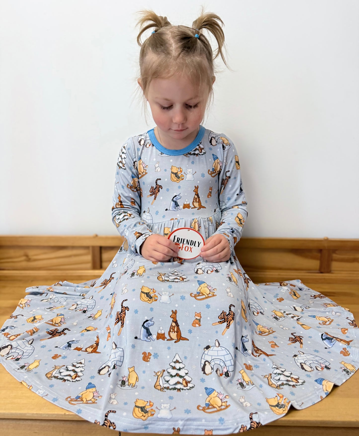 Twirl Dress - Pooh's Winter Wonderland