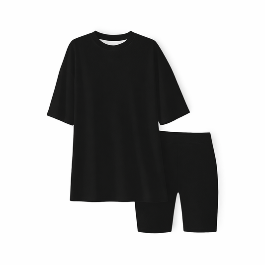 Women's Biker Short Set - Midnight  *PRE-ORDER*