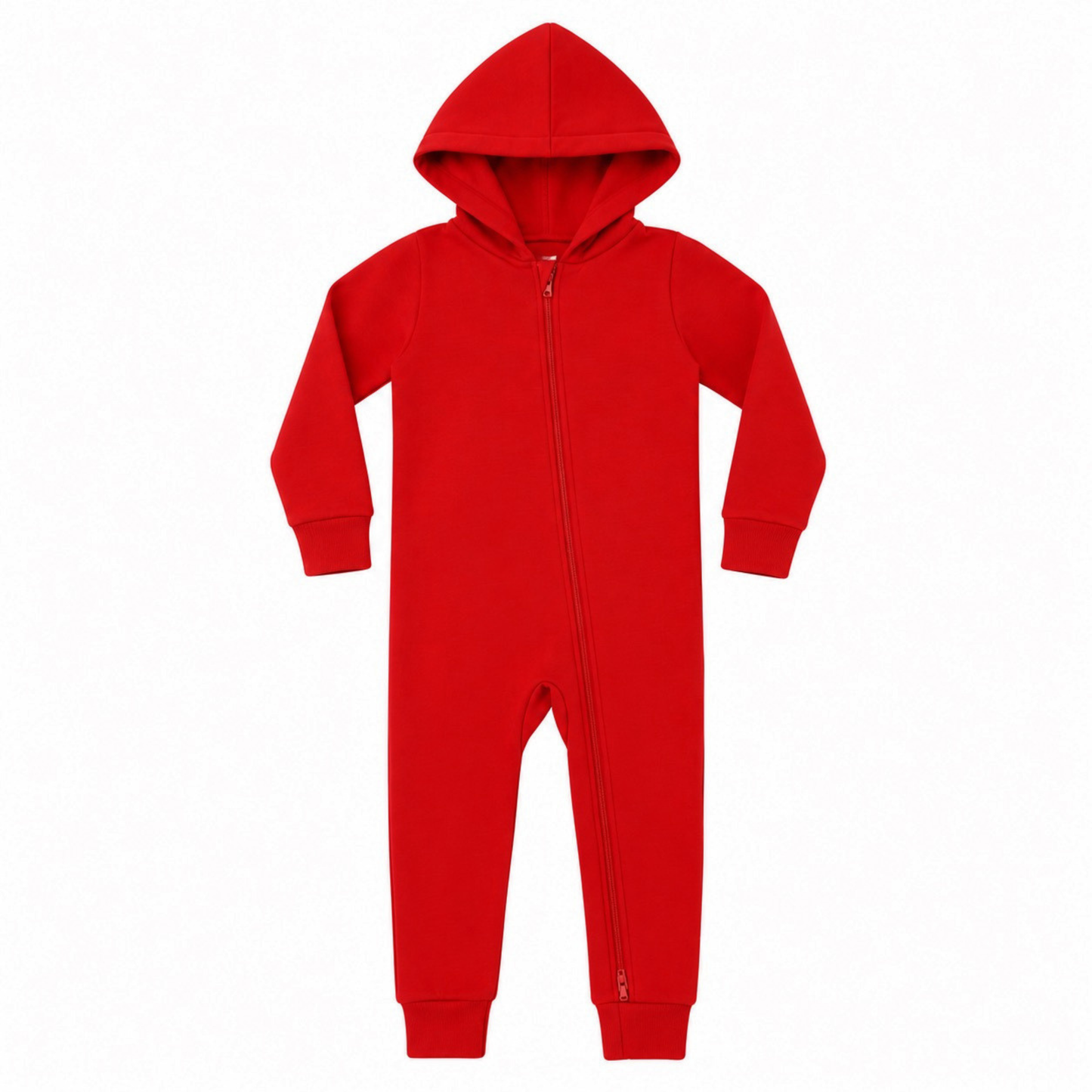 Hooded Romper - Cranberry  *PRE-ORDER*
