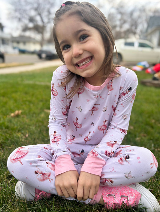 Two-Piece Pajama Set - Ballet Bliss Encore