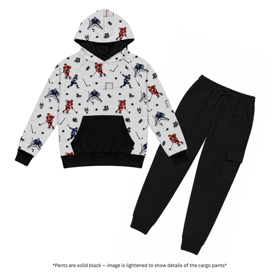 Hoodie Jogger Set - Pass the Puck  *PRE-ORDER*