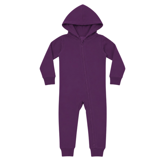 Hooded Romper - Twilight Plum  *PRE-ORDER*