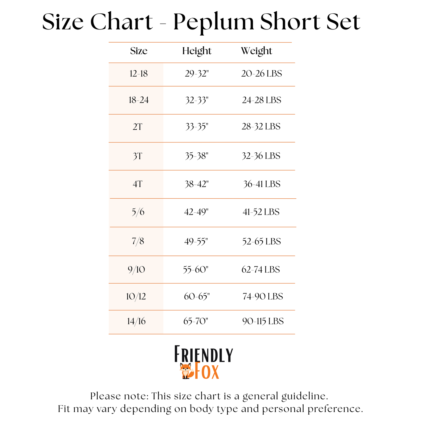 Peplum Short Set - Honey Bear