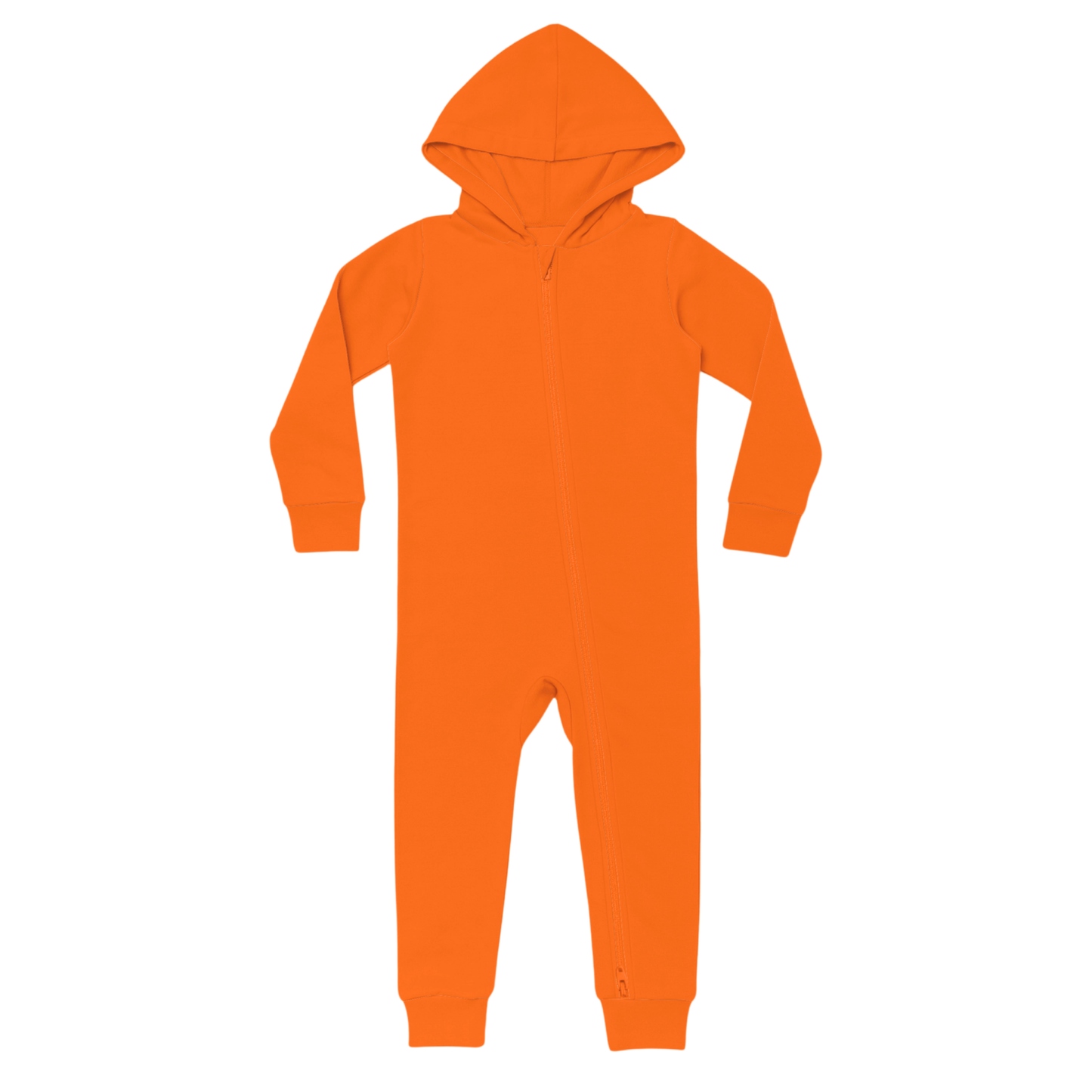 Hooded Romper - Pumpkin Orange  *PRE-ORDER*