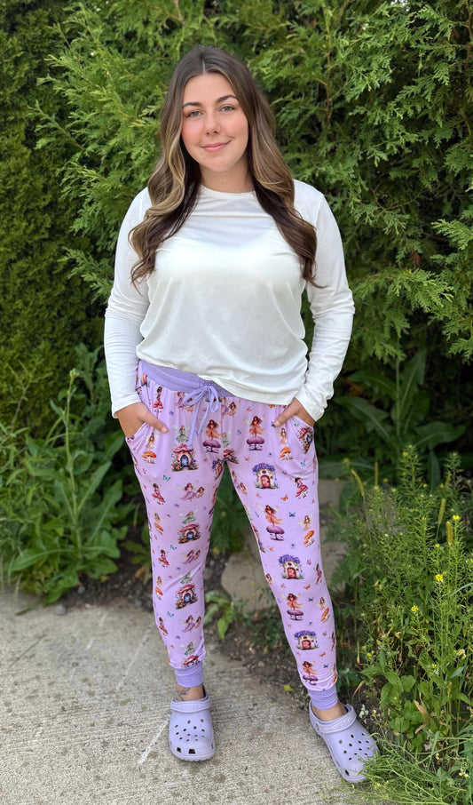 Adult Joggers - Fairy Forest Enchanted
