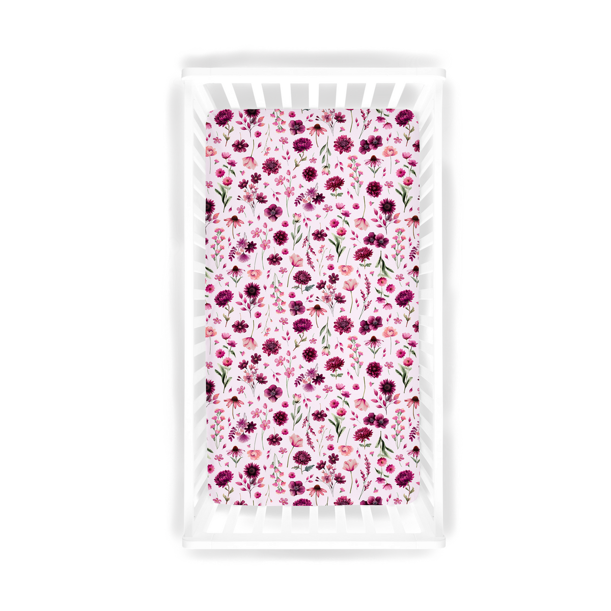 Crib Sheet - Mulberry Meadow  *PRE-ORDER*
