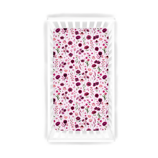 Crib Sheet - Mulberry Meadow  *PRE-ORDER*