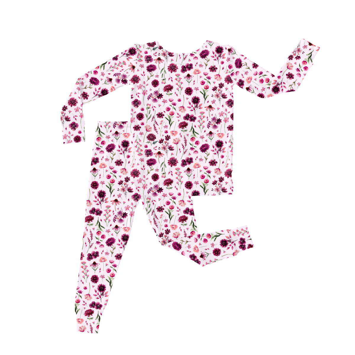 Two Piece Pajama Set - Mulberry Meadow  *PRE-ORDER*