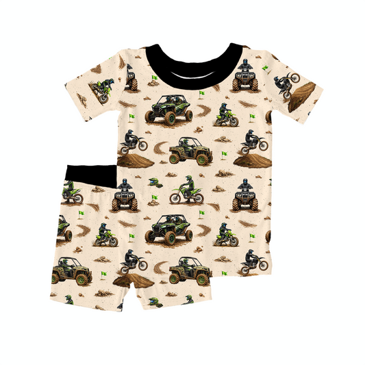 Two Piece Short Pajama Set - Off-Road Rebels *PRE-ORDER*