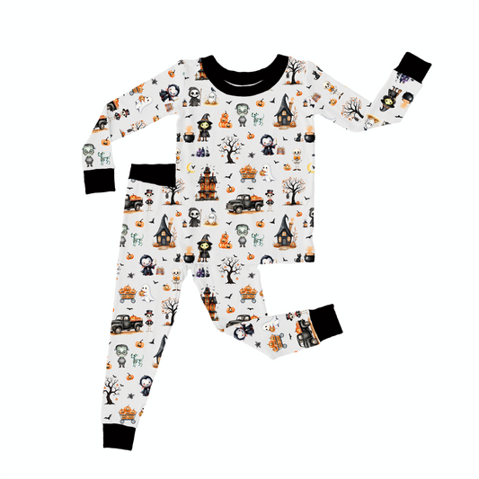Two Piece Pajama Set - Spooky Hollow  *PRE-ORDER*