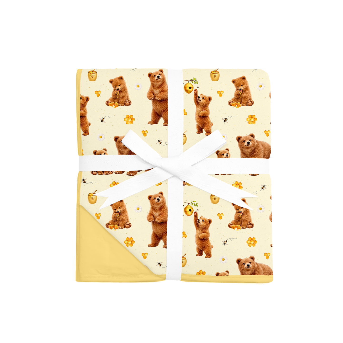 Quilted Blanket - Honey Bear