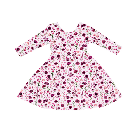 Twirl Dress - Mulberry Meadow  *PRE-ORDER*