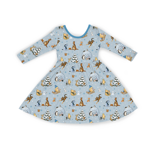 Twirl Dress - Pooh's Winter Wonderland
